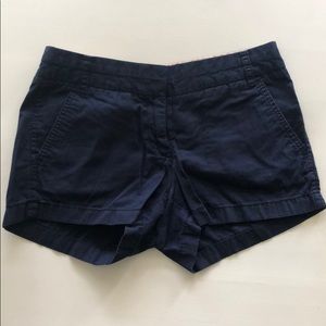 J. Crew Navy Blue Chino Shorts